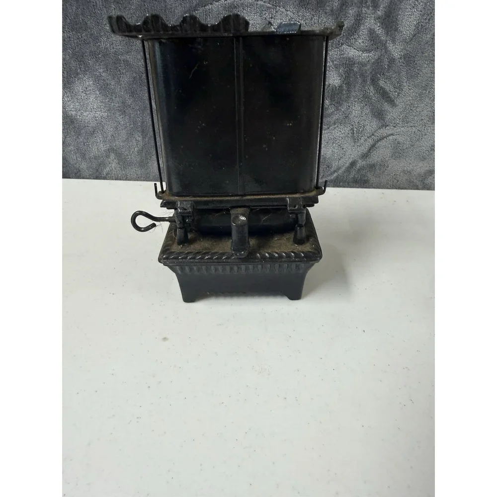 Antique Central Oil & Gas Stove Co Daisy Cast Iron Lamp Stove Heater - PARTS